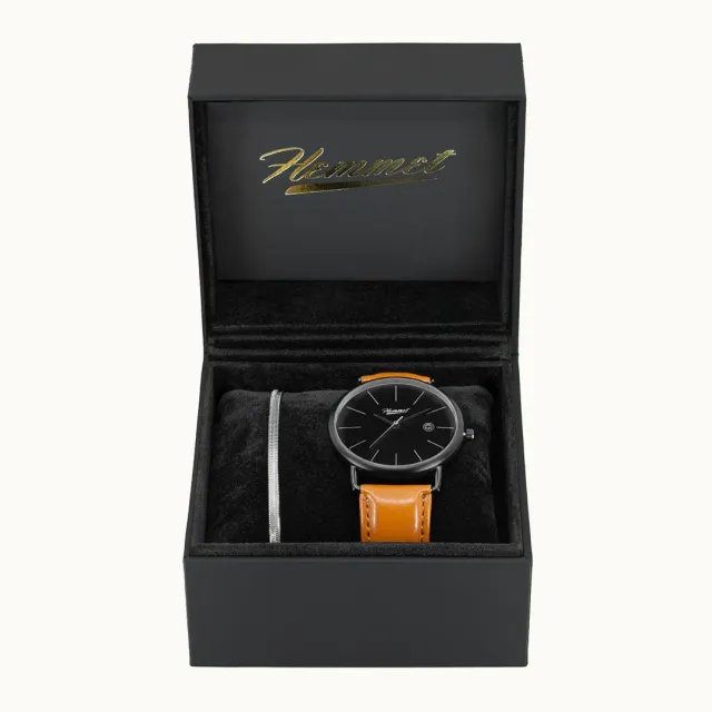 Hemmet Gift Set Bracelet Watch S1 set regalo oro bianco