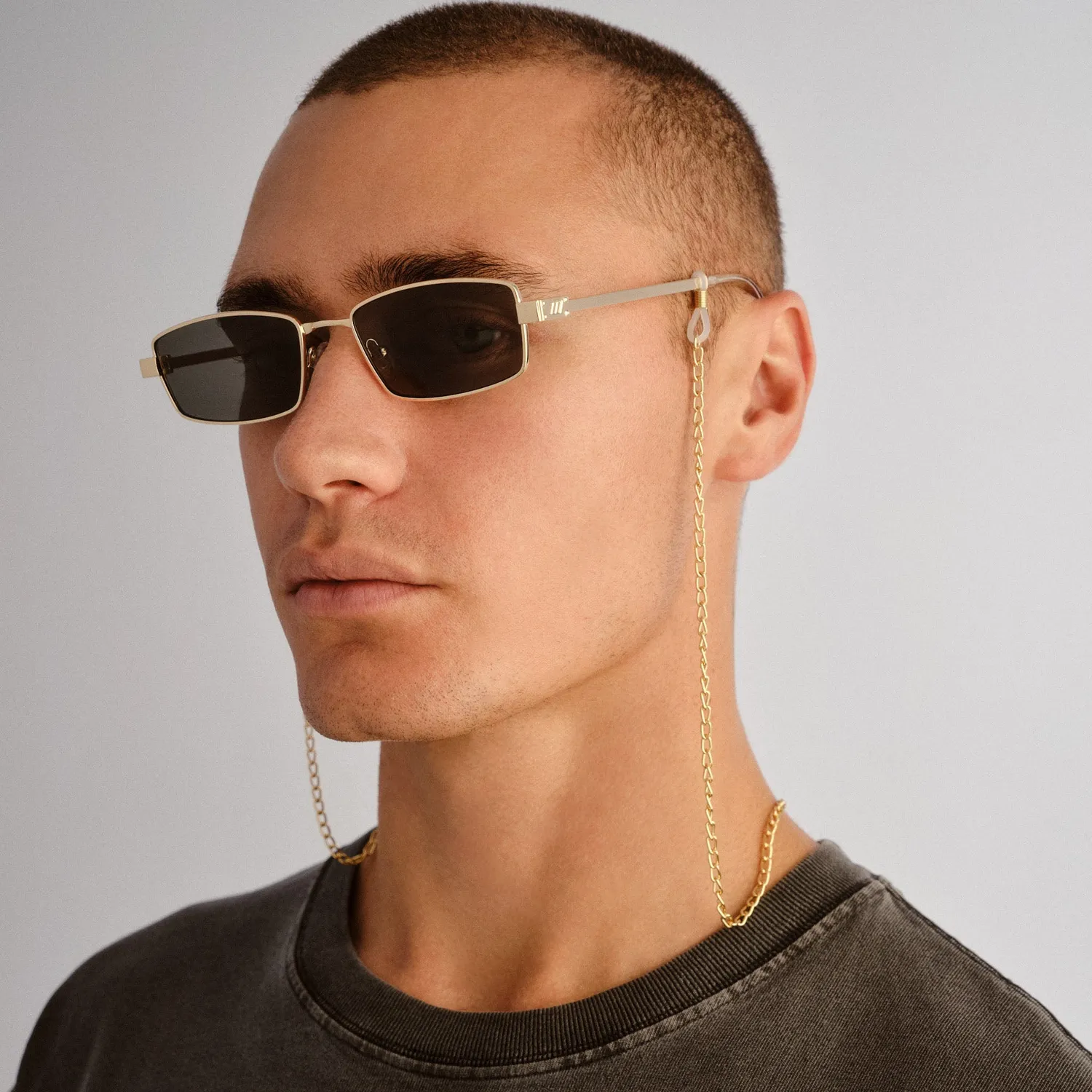 Le Specs Fine Neck Chain catenella occhiali oro