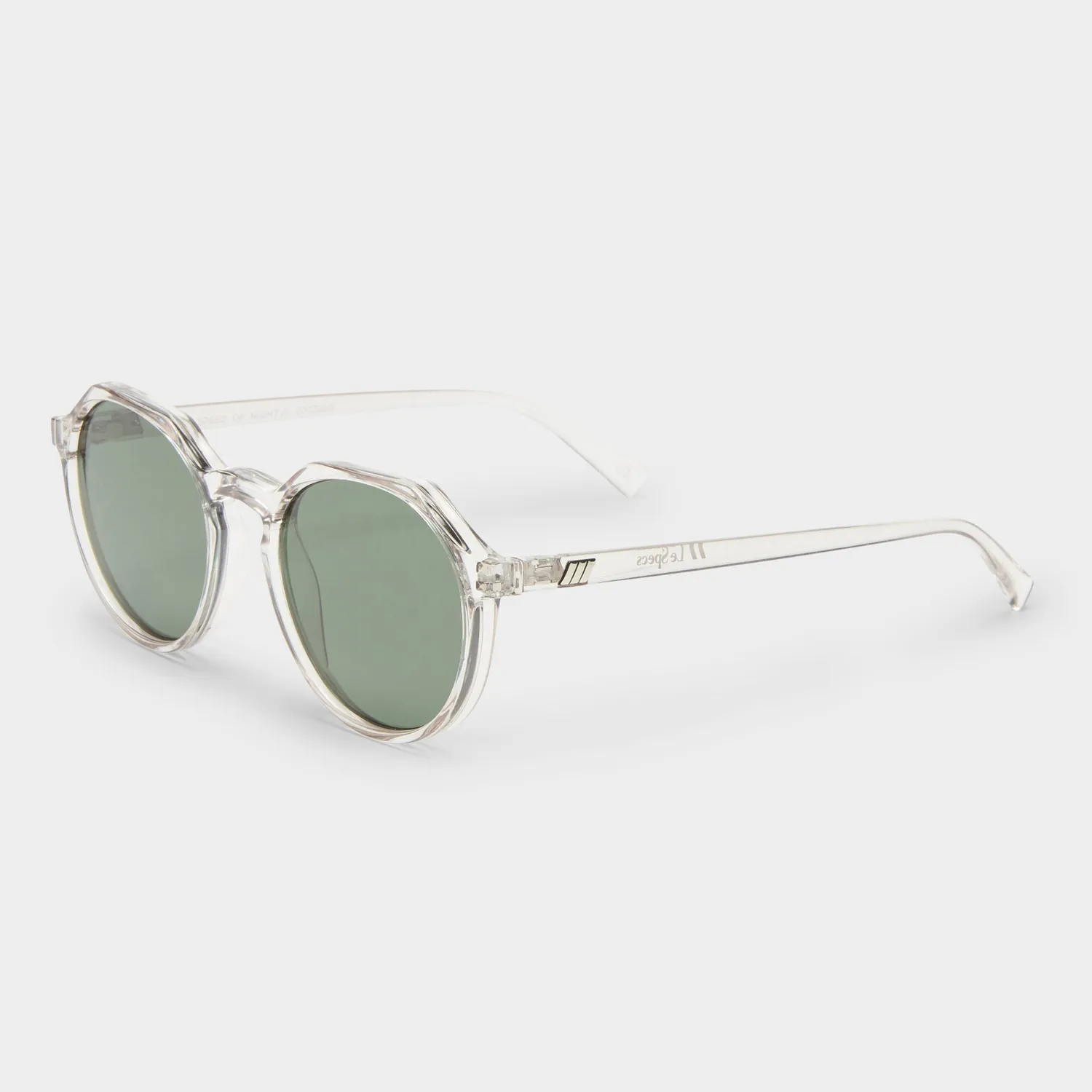 Le Specs Speed of Night occhiale da sole clear shadow tondo