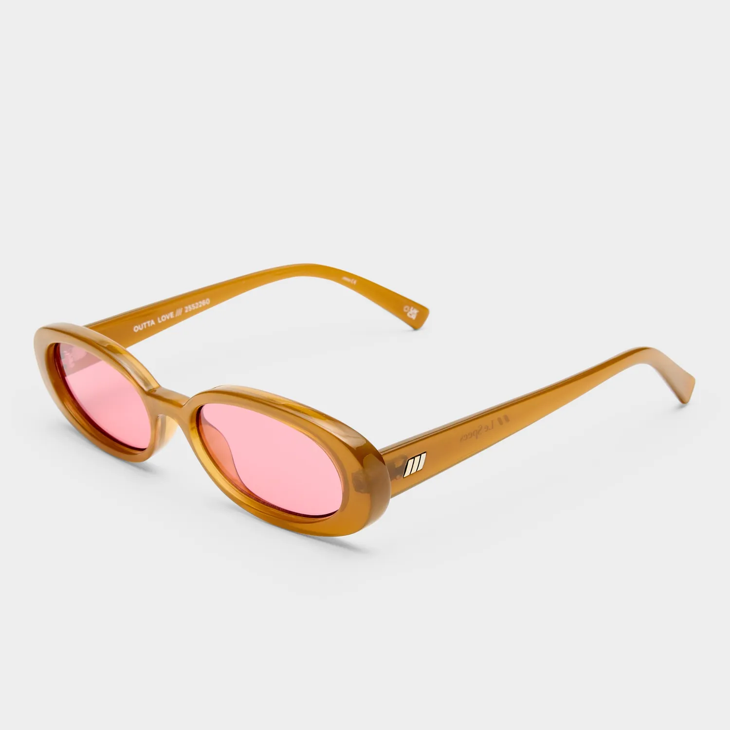 Le Specs Outta Love occhiali da sole toffee ovali