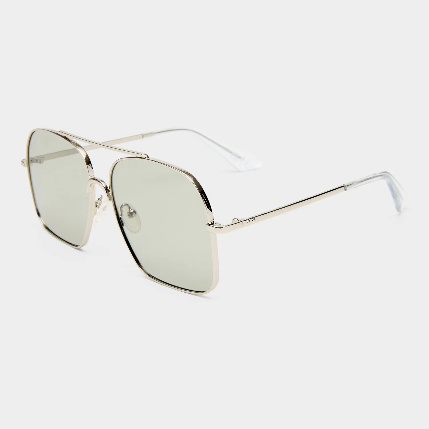 Le Specs Civelle occhiale da sole argento trasparente