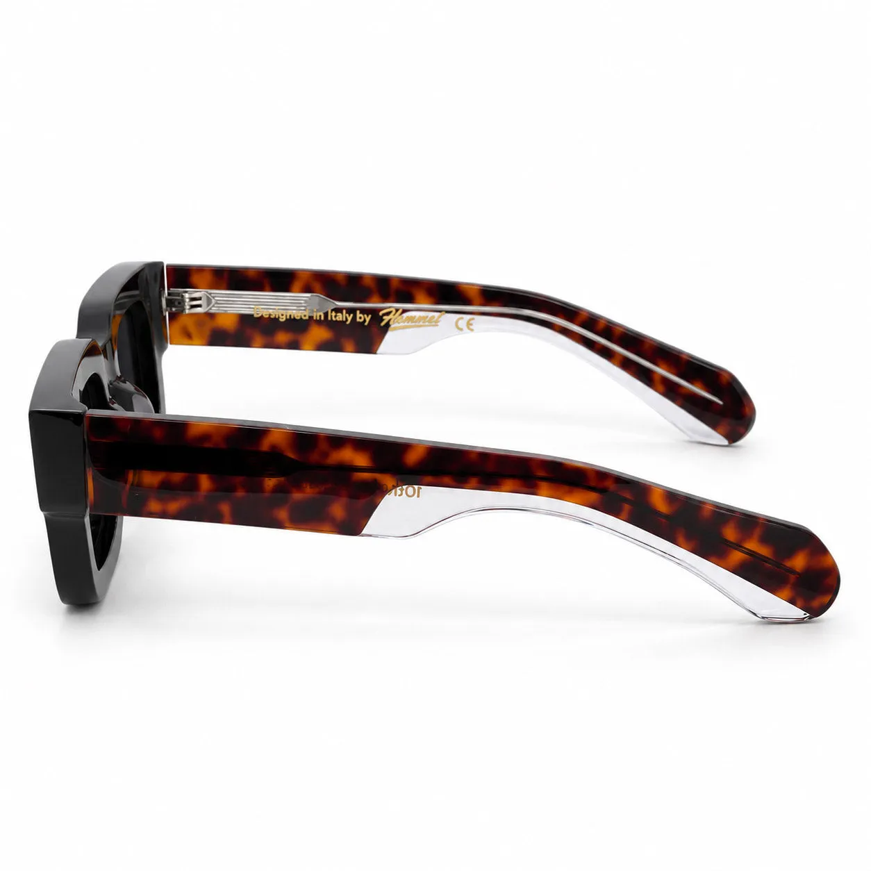 Hemmet 10th Anniversary H01 occhiale da sole nero tartarugato