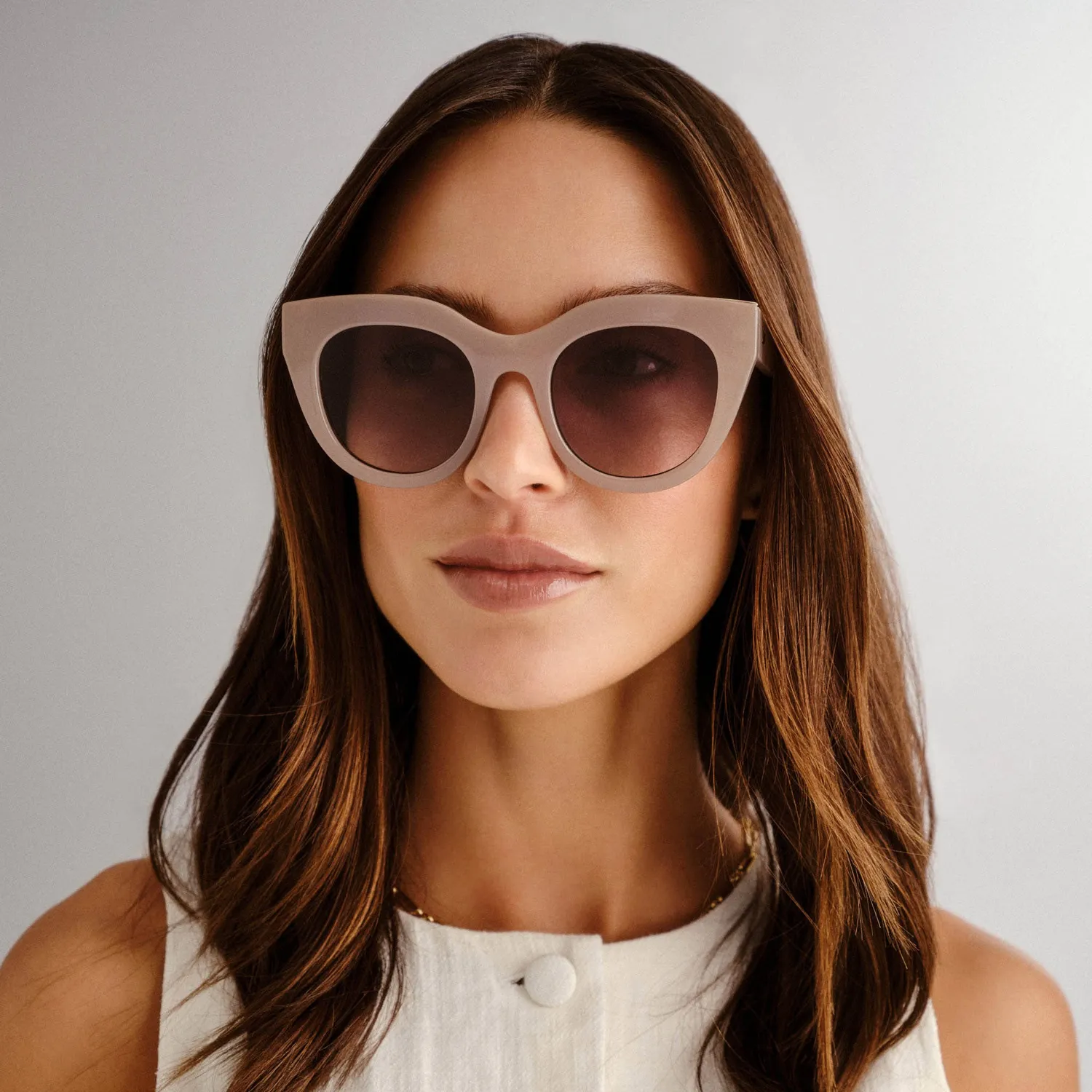 Le Specs Air Heart occhiale da sole oatmeal