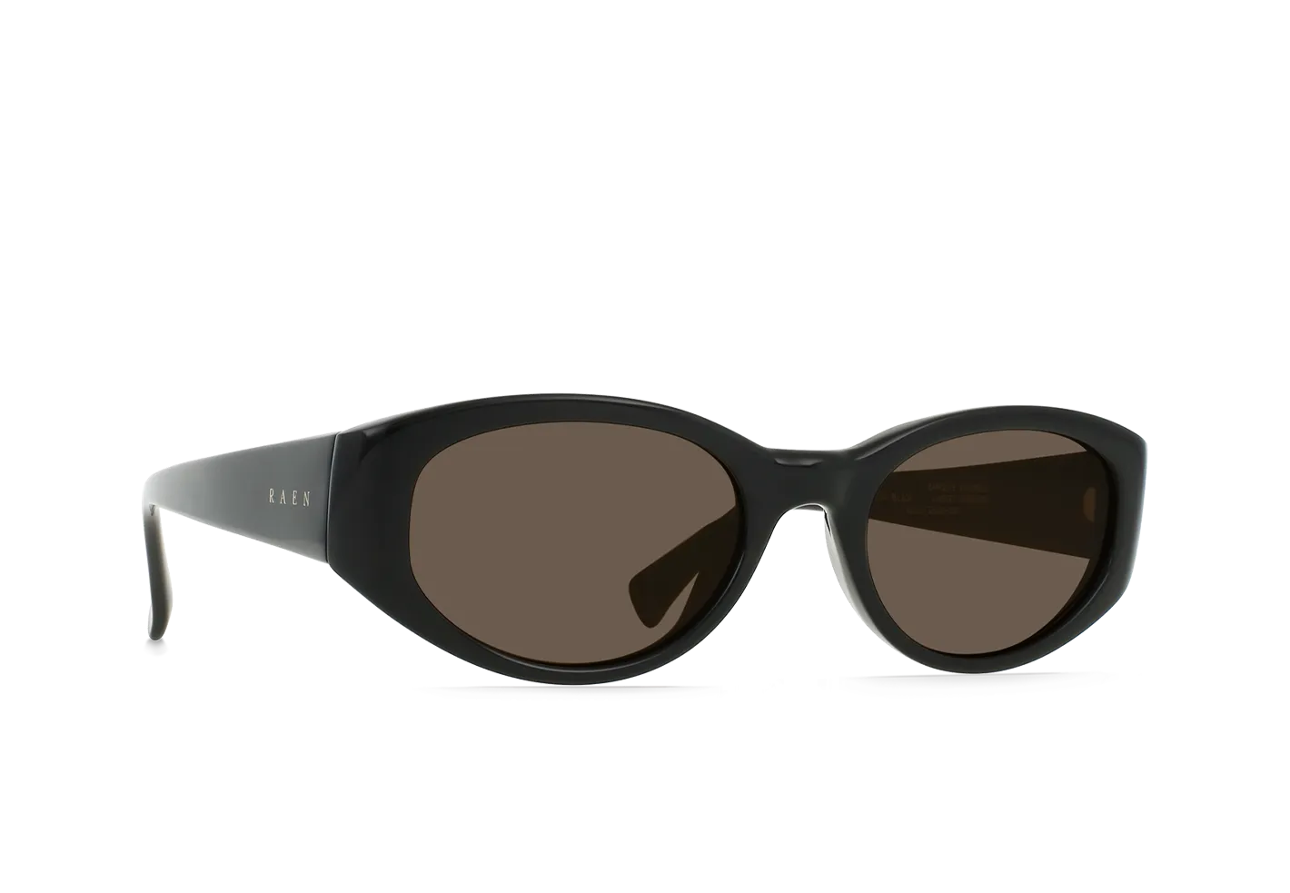 Raen Kwela Recycled Black Agave occhiale da sole 53 ovale