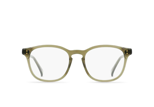 Raen St. Malo II occhiali da vista Khaki Crystal 50 rotondi
