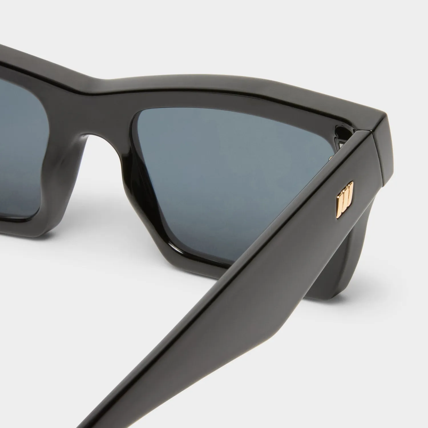 Le Specs Something occhiali da sole neri D-frame