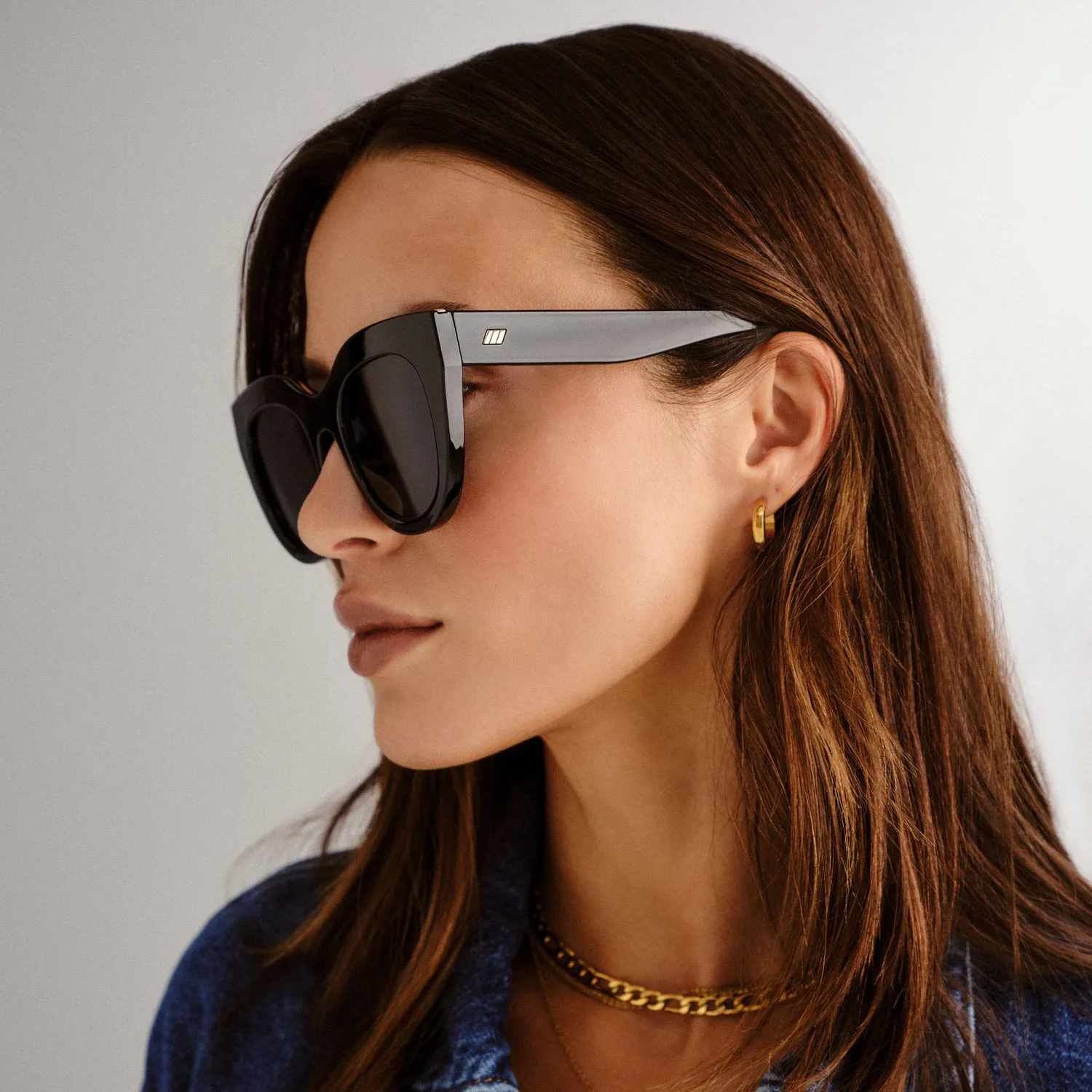 Le Specs Air Heart occhiali da sole nero polarizzati