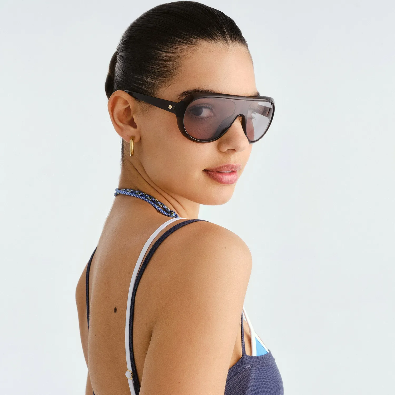 Le Specs Obsession occhiali da sole dark taupe smoke