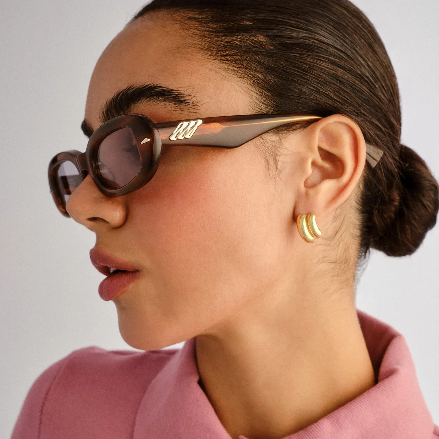 Le Specs Numero Siete occhiali da sole teak fumo
