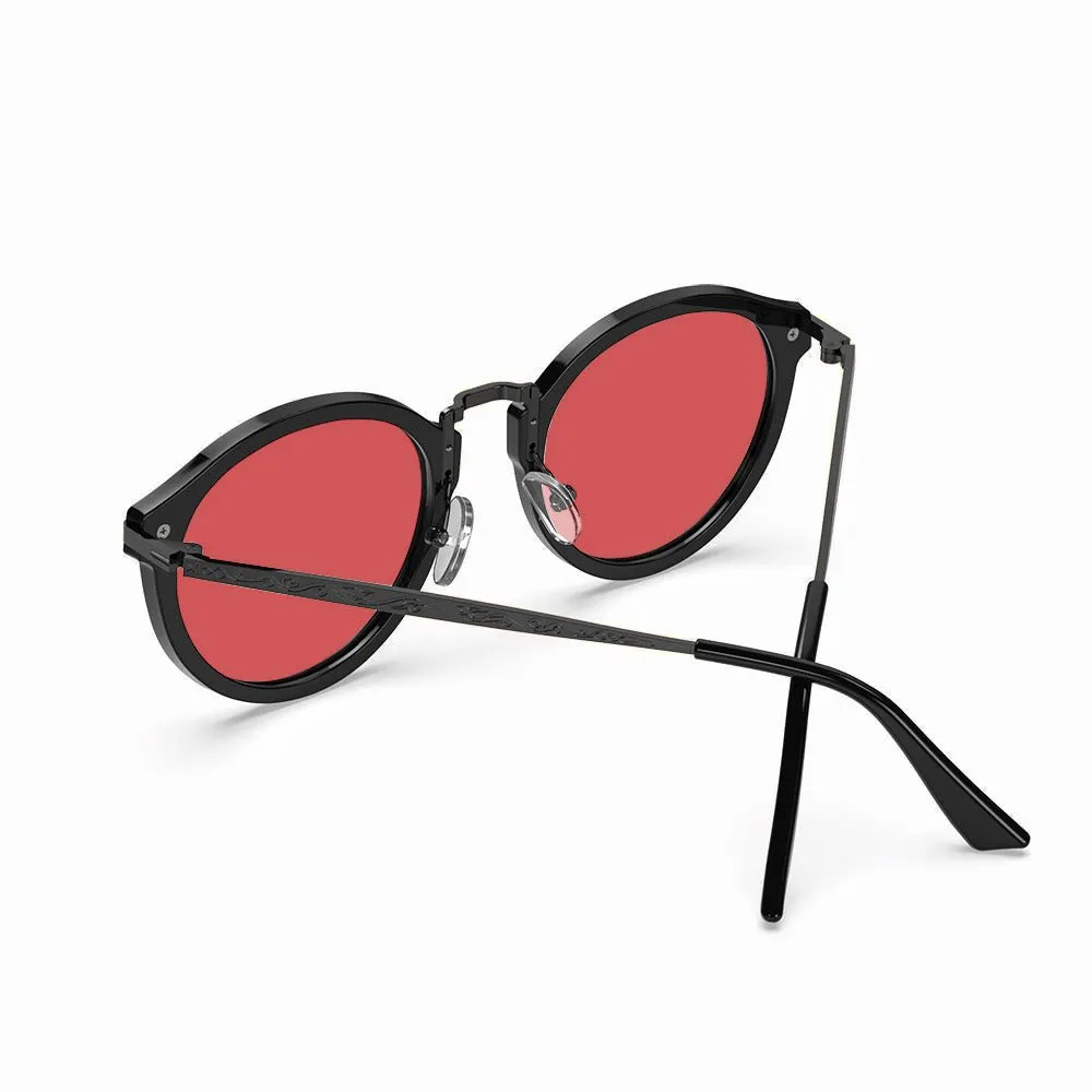 Hemmet Vintage Raider Valentine Ed occhiali da sole nero clip-on