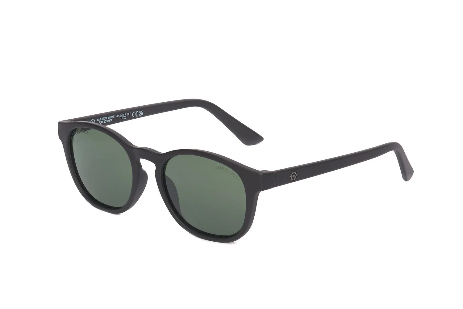 Sea2See Hamptons occhiale da sole nero opaco polarizzato