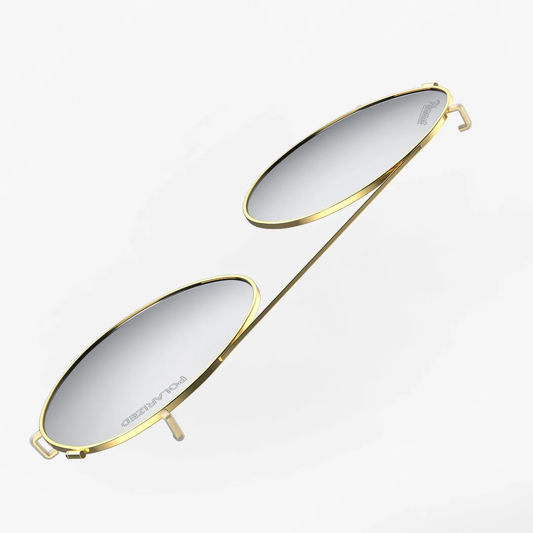 Hemmet S2 clip-on polarizzato oro