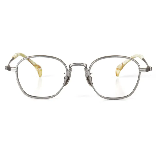 Hemmet HINFINITE Acetate Titanium Silver Blue montatura titanio