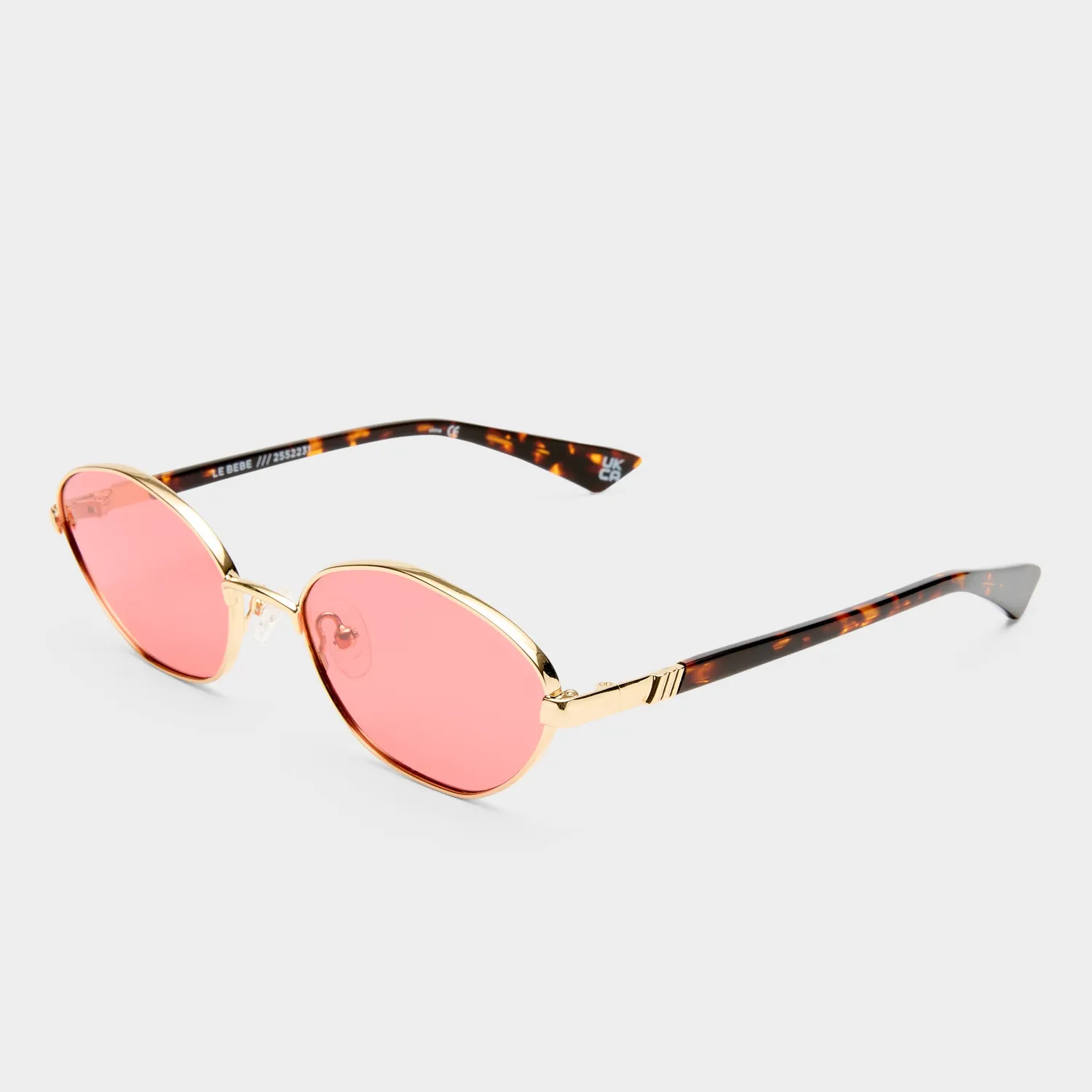 Le Specs Le Bebe occhiale da sole oro ovali