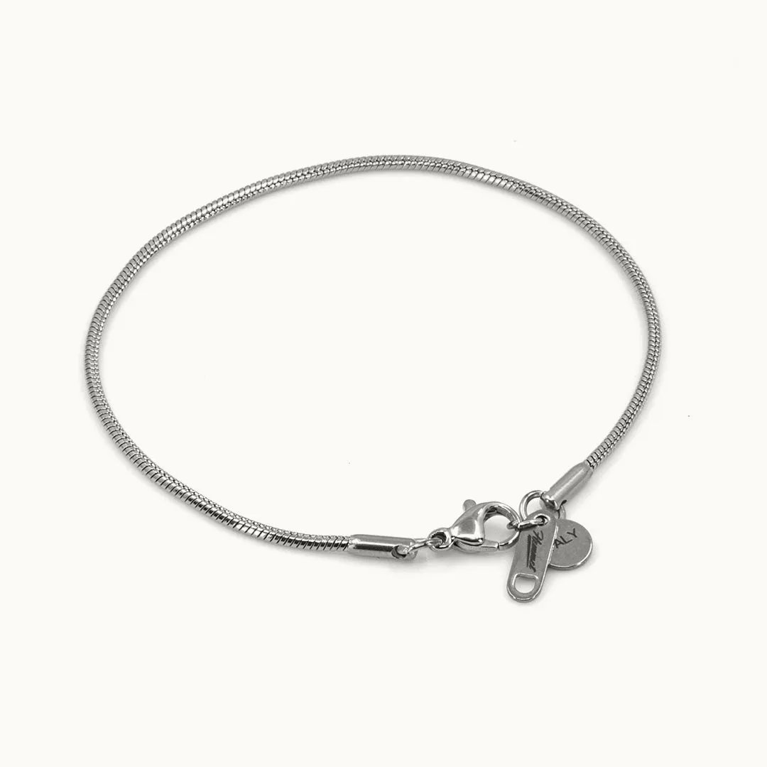 Hemmet Principle Snake Tail bracciale oro giallo 18 cm