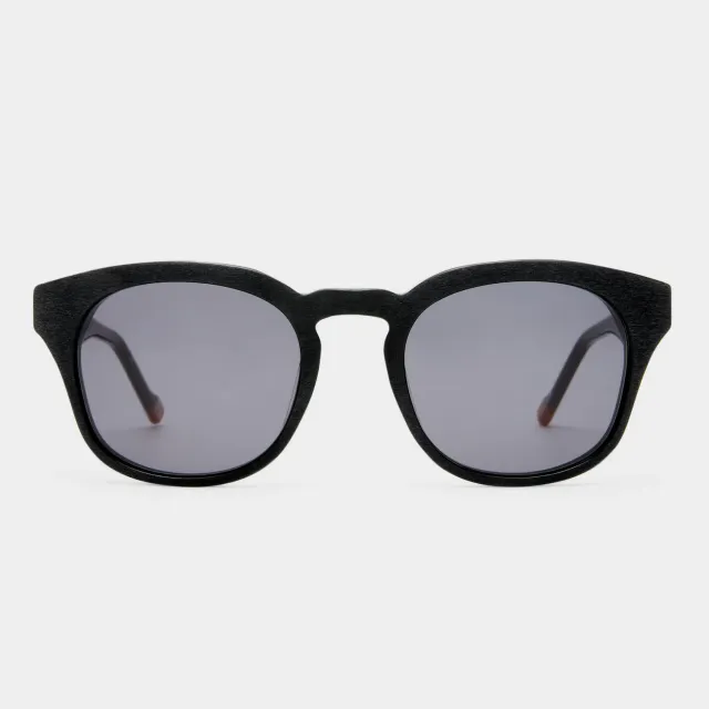 Le Specs Trentadue occhiale da sole nero tondo