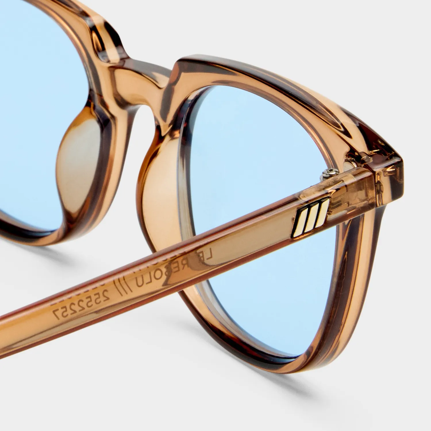 Le Specs Le Resolu occhiali da sole barley azzurri unisex