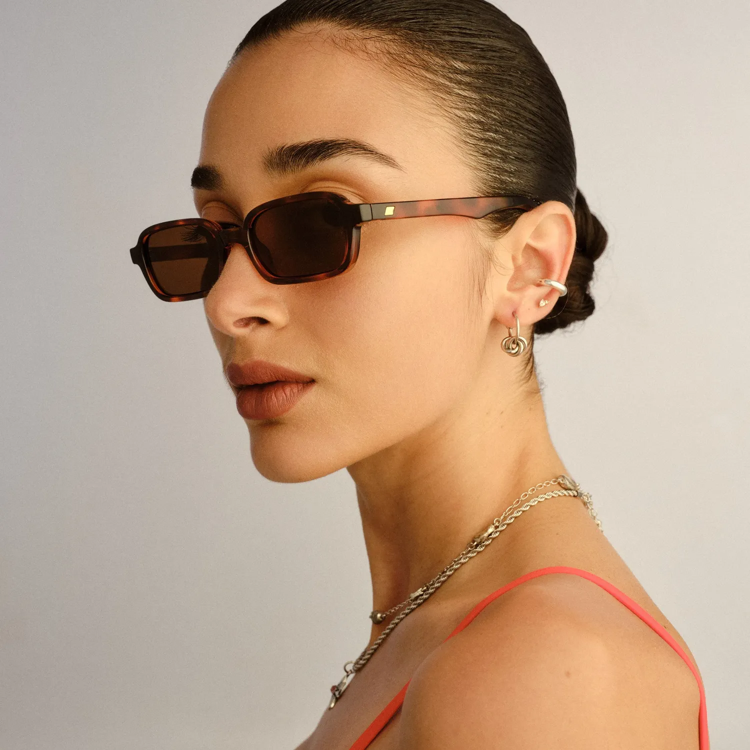 Le Specs Pilferer occhiali da sole toffee tort marroni