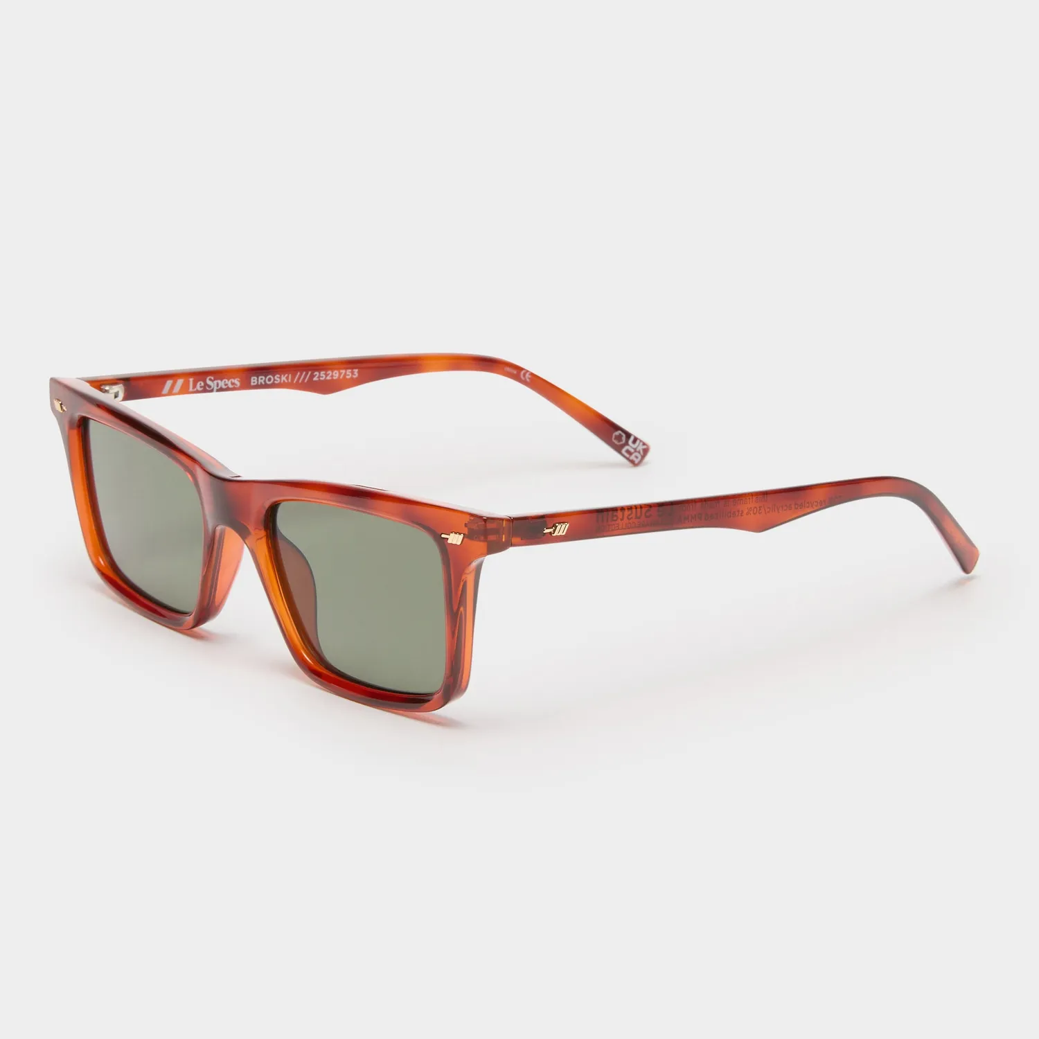 Le Specs Broski occhiale da sole toffee tort D-frame