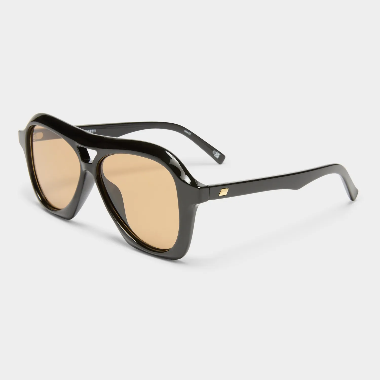 Le Specs Drizzle occhiale da sole nero polarizzato