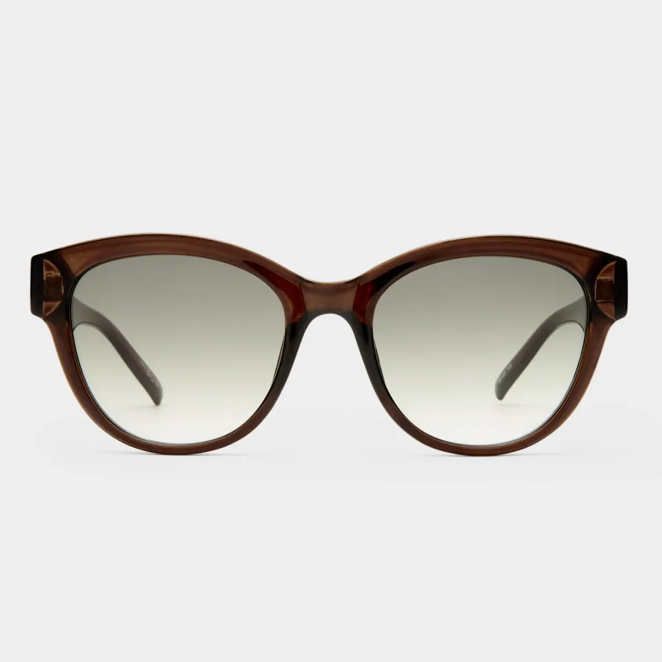 Le Specs Majestic occhiale da sole coco tondo lenti sfumate