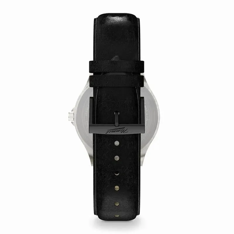 Hemmet H Watch Series 2 orologio nero cinturino pelle
