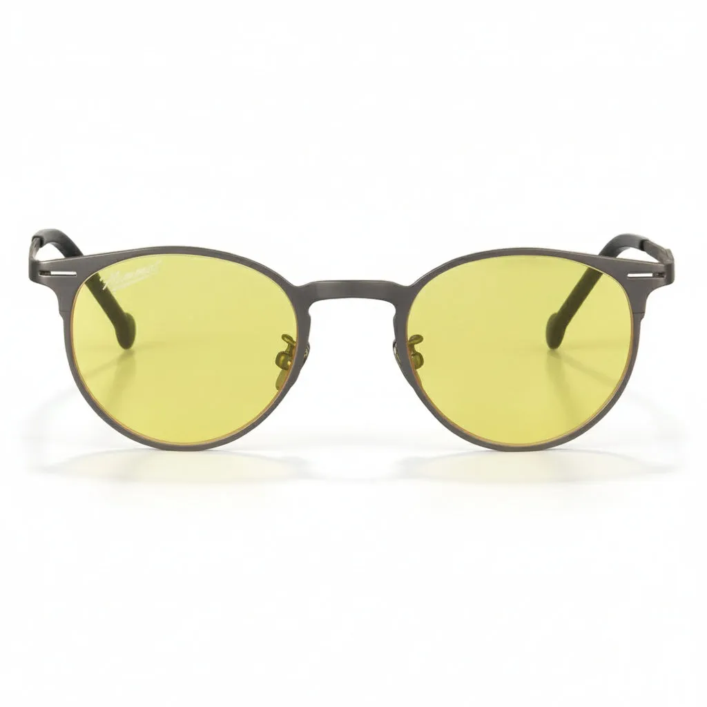 Hemmet America The Seattle occhiali da sole oro blu alluminio
