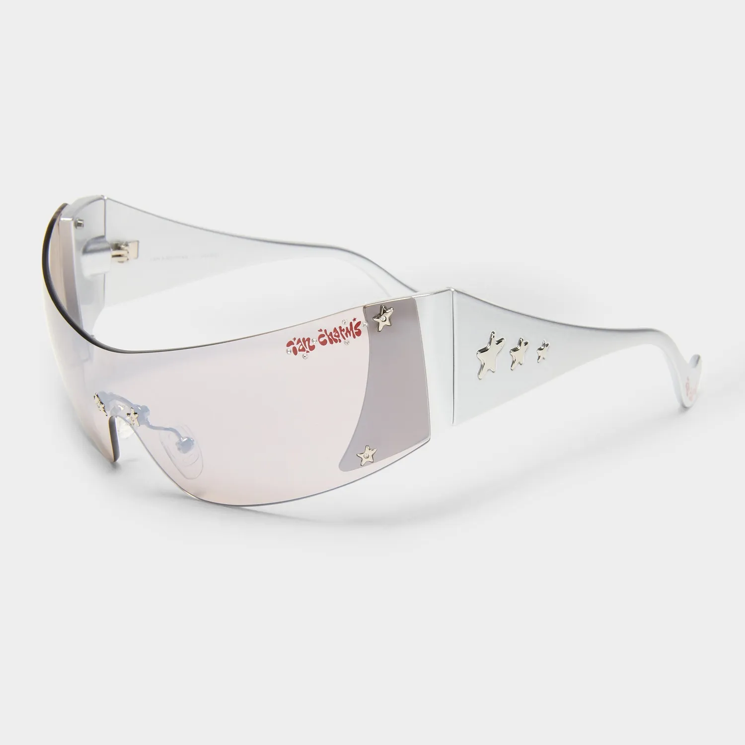 Le Specs I Am A Rich Man occhiale da sole silver chrome specchio