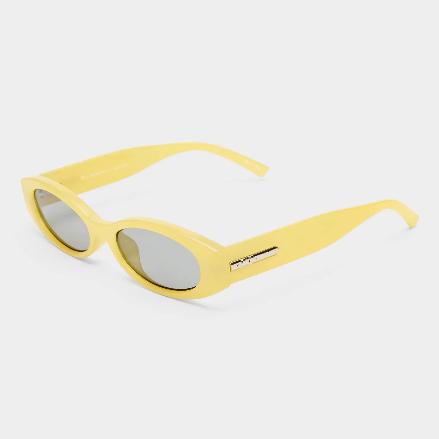 Le Specs Belladonna occhiale da sole giallo ovale medium