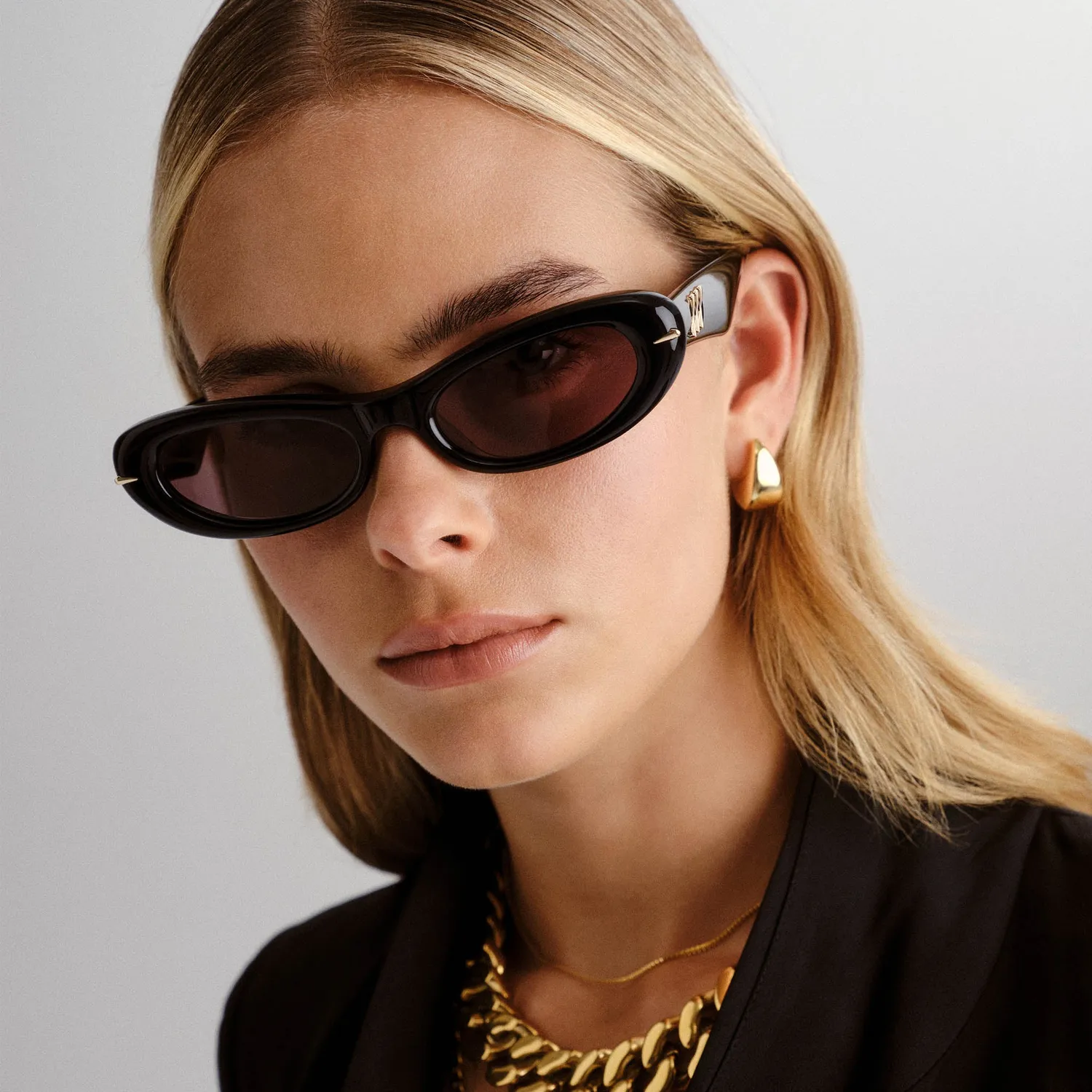 Le Specs Numero Uno occhiale da sole nero obsidian