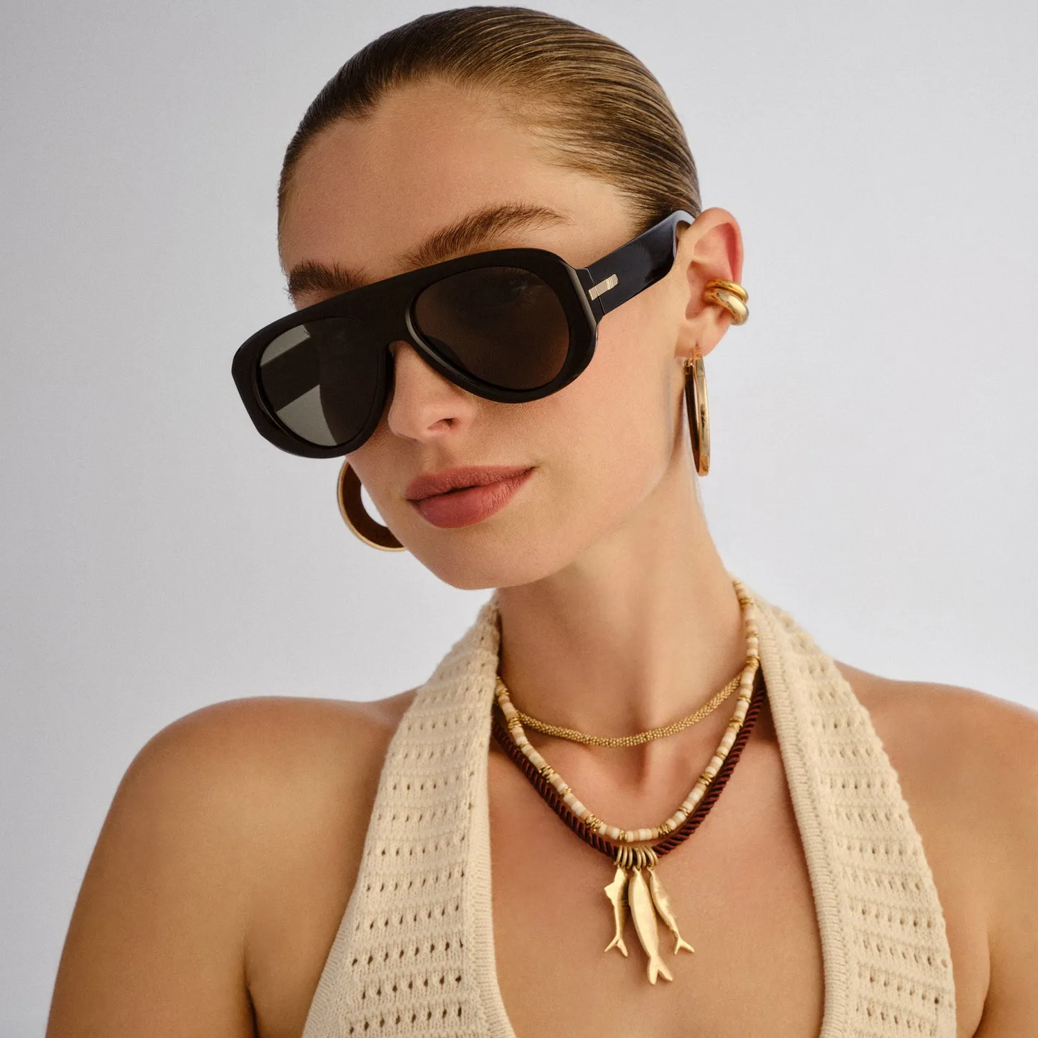 Le Specs Dream Boat occhiale da sole nero polarizzato