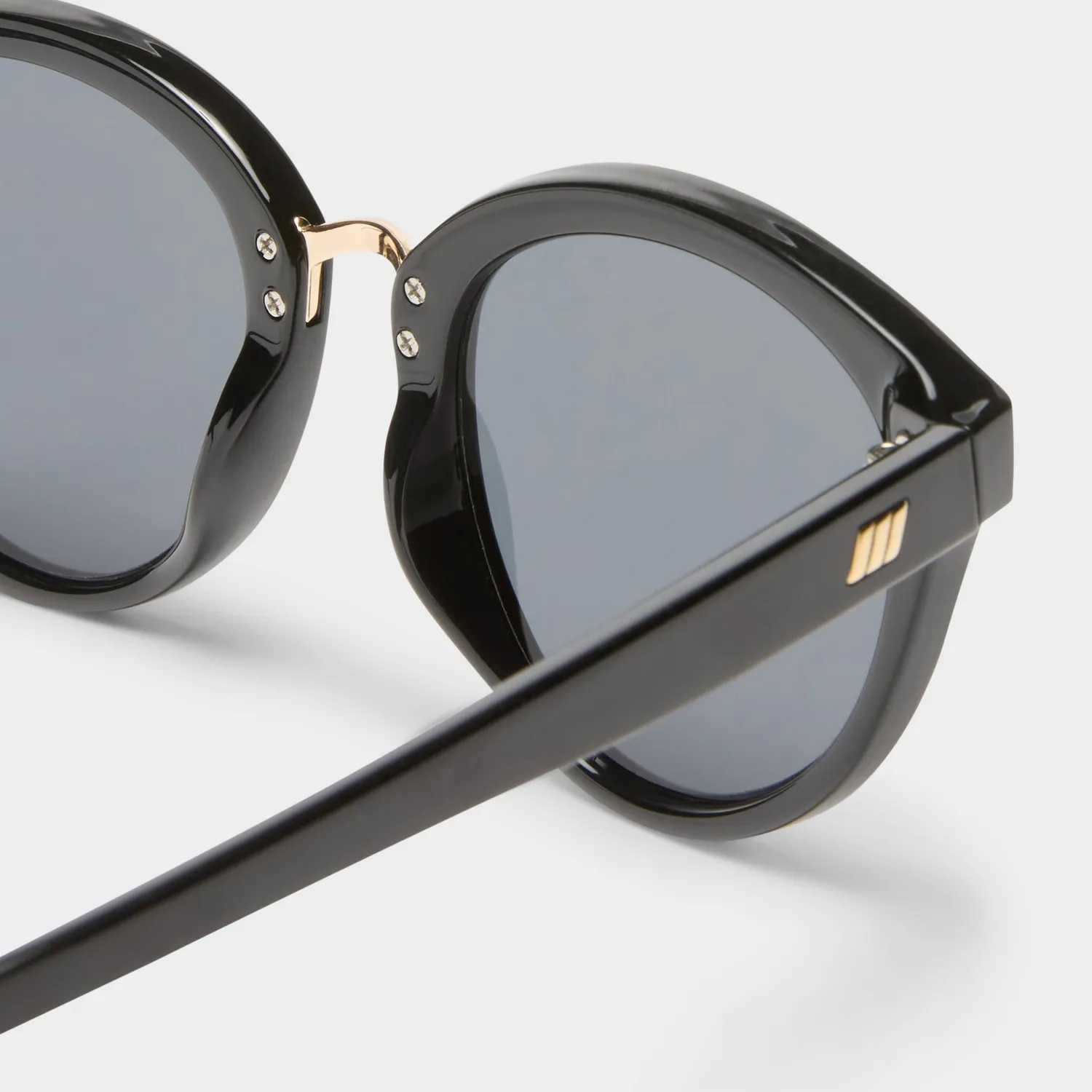 Le Specs Influx occhiali da sole neri tondi