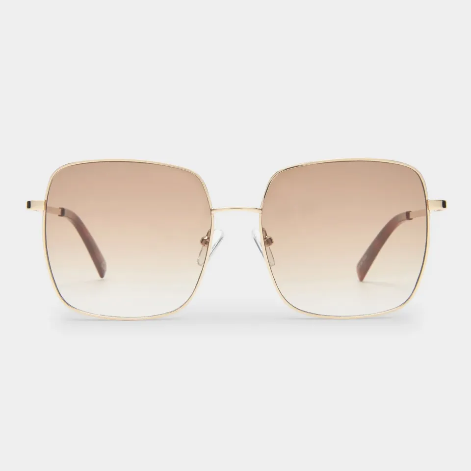 Le Specs The Cherished occhiali da sole oro lenti sfumate
