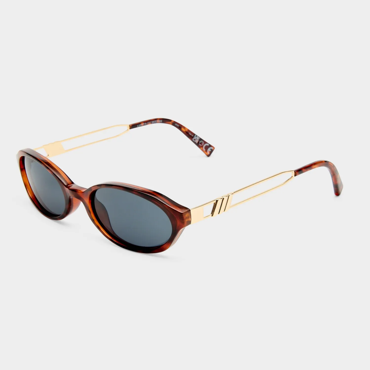 Le Specs Lunita occhiali da sole dark tort ovali