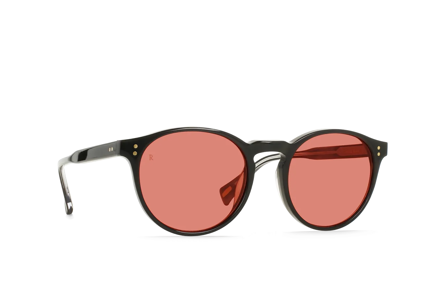Raen Beal Sun occhiale da sole Crystal Black 50 rotondo