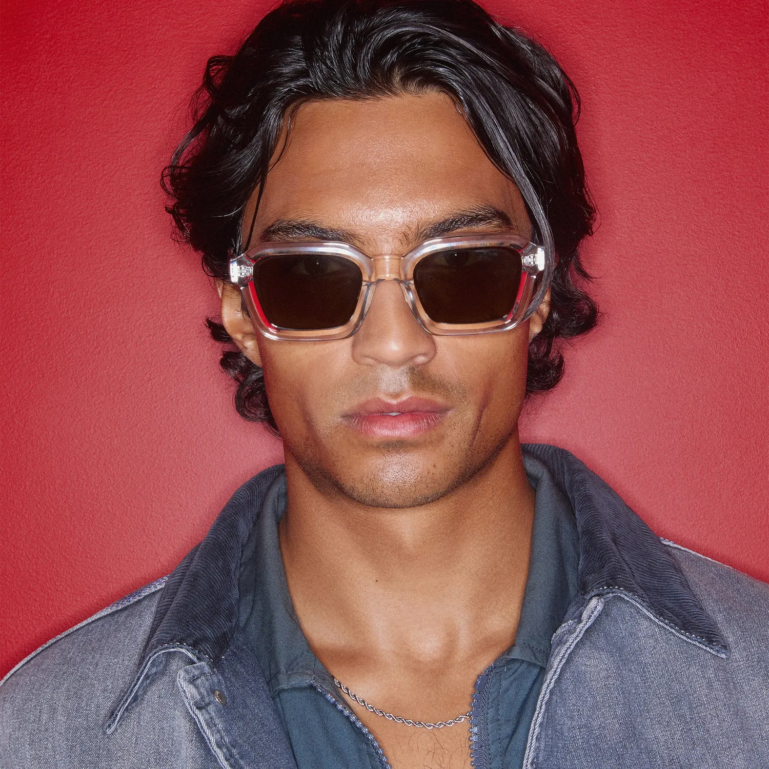 Le Specs Impossible occhiali da sole clear verdi