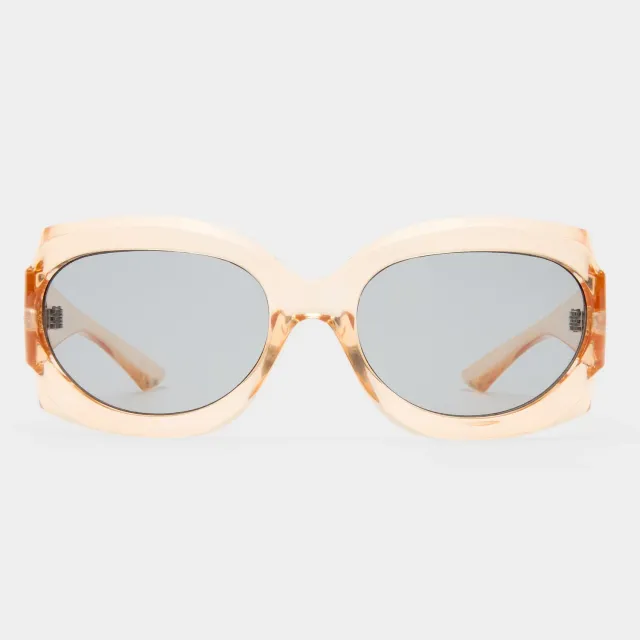 Le Specs Loveliness occhiali da sole nude oversize rotondi