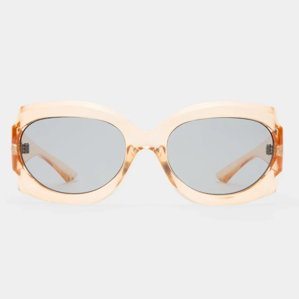 Le Specs Loveliness occhiali da sole nude oversize rotondi