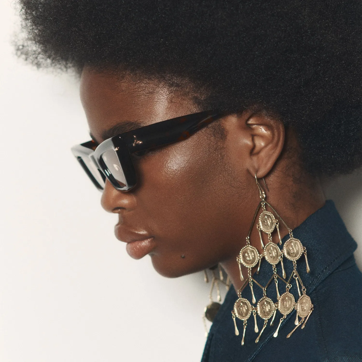 Le Specs Lucia occhiale da sole tartarugato cat-eye