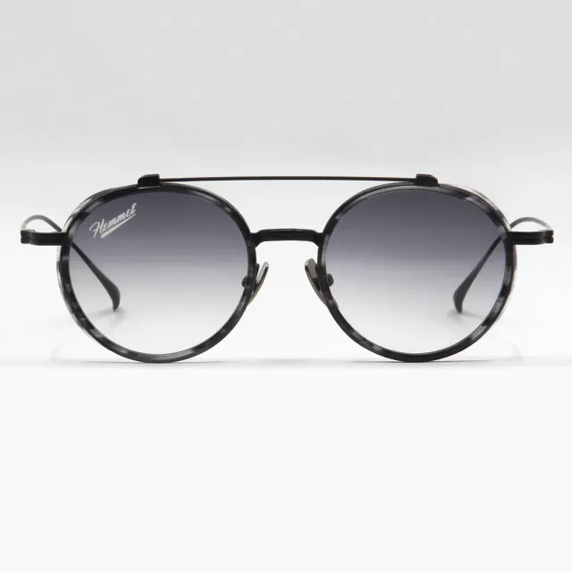 Hemmet Hinfinite Acetate Titanium occhiale da sole nero grigio