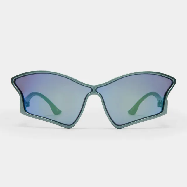 Le Specs Tailfin occhiale da sole blu specchiati