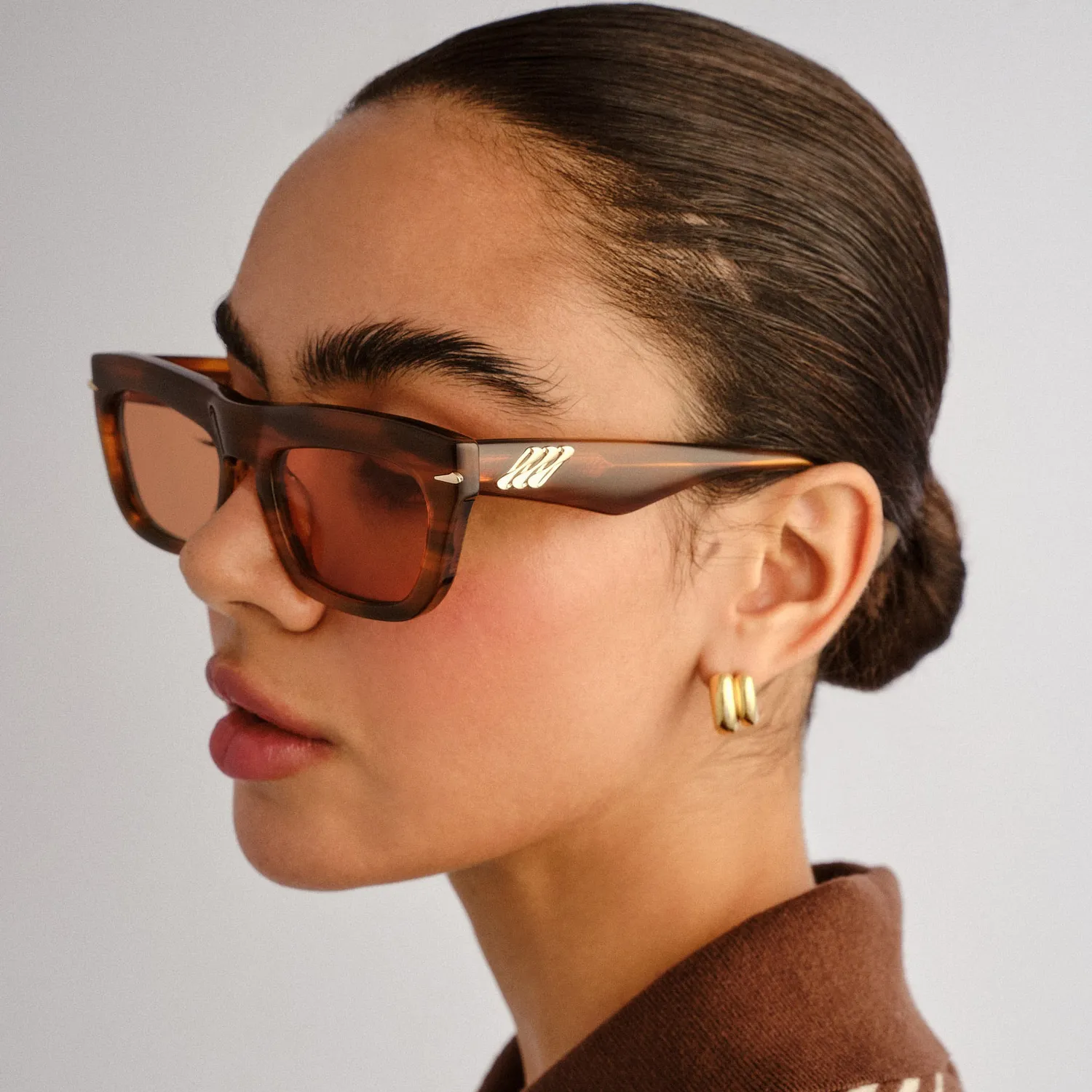 Le Specs Numero Nueve occhiali da sole teak cinnamon