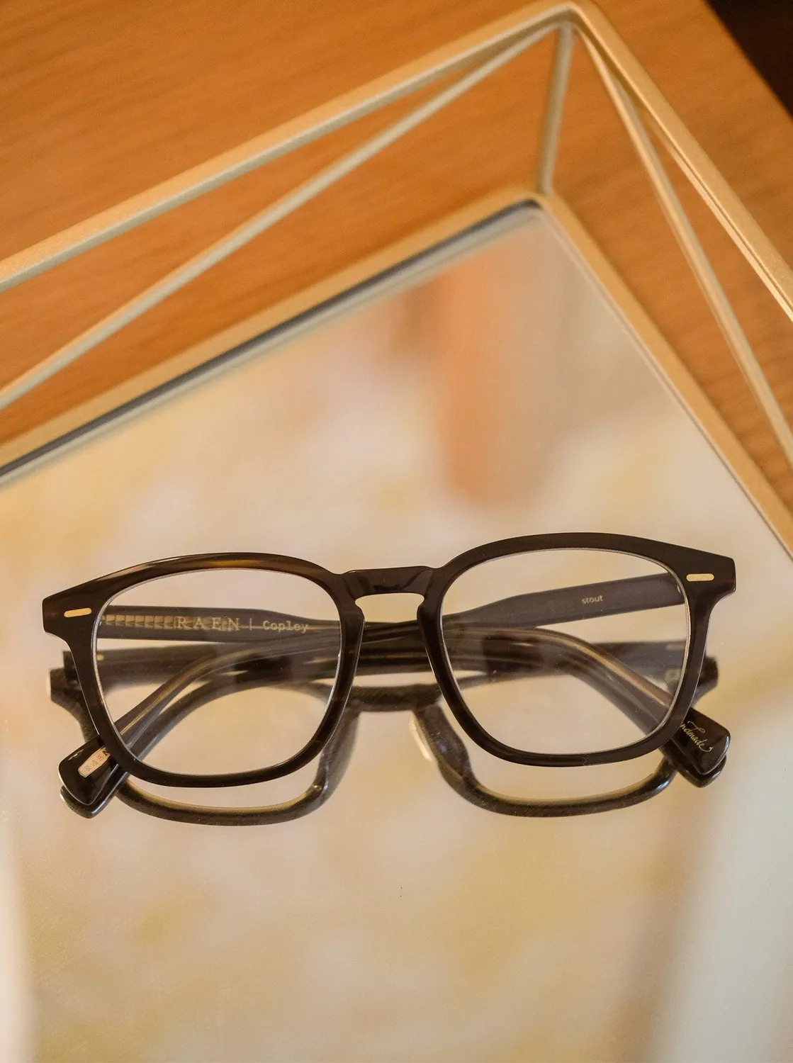 Raen Copley montatura da vista agave tortoise 51 leggera