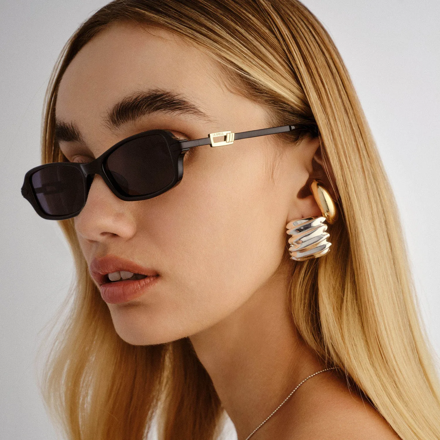 Le Specs Bamboozler occhiali da sole black stretti