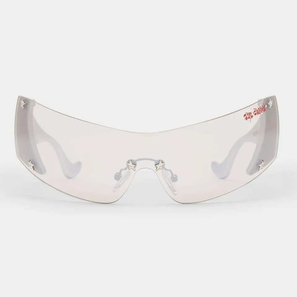 Le Specs I Am A Rich Man occhiale da sole silver chrome specchio