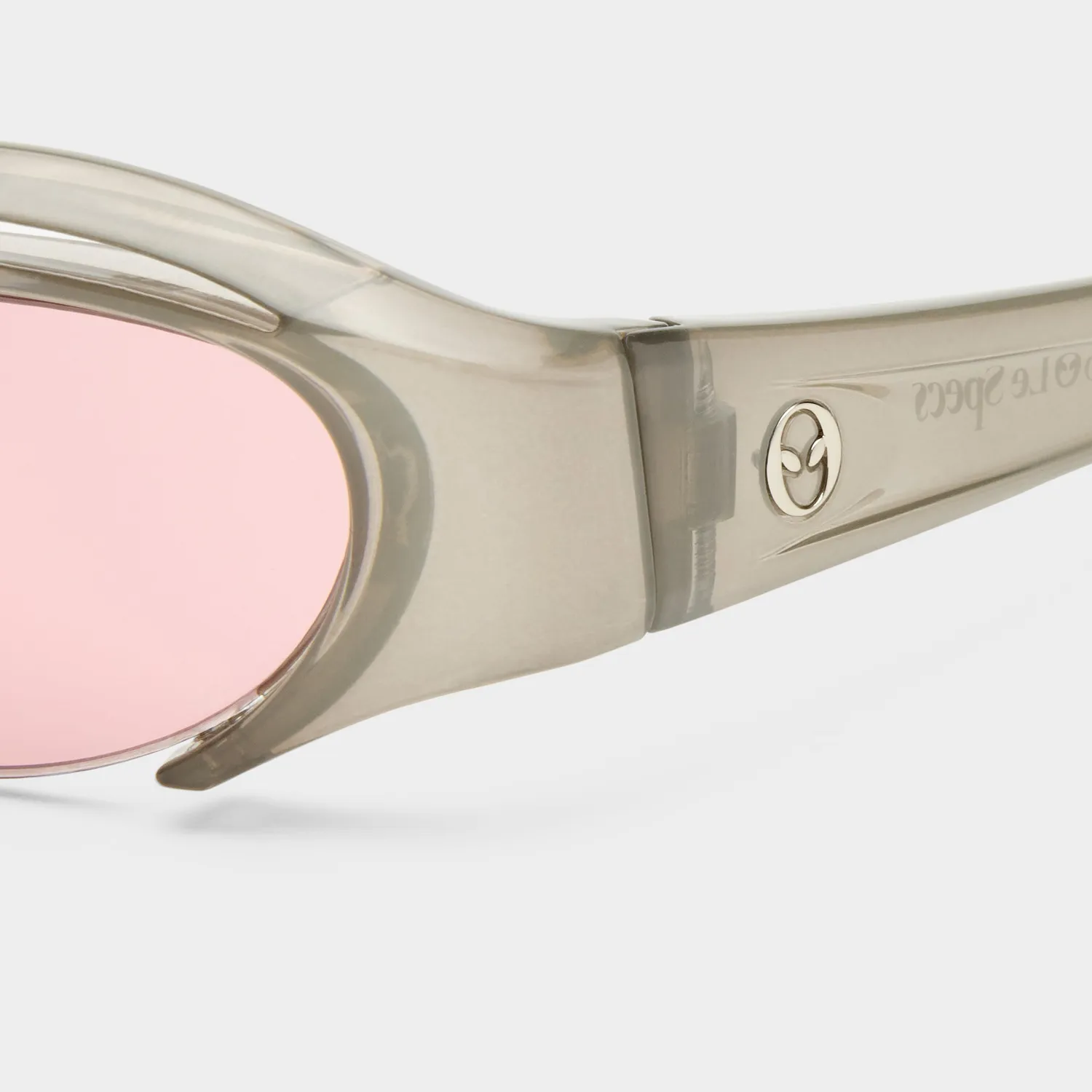 Le Specs Cyborg occhiale da sole Smoke Plum ovale