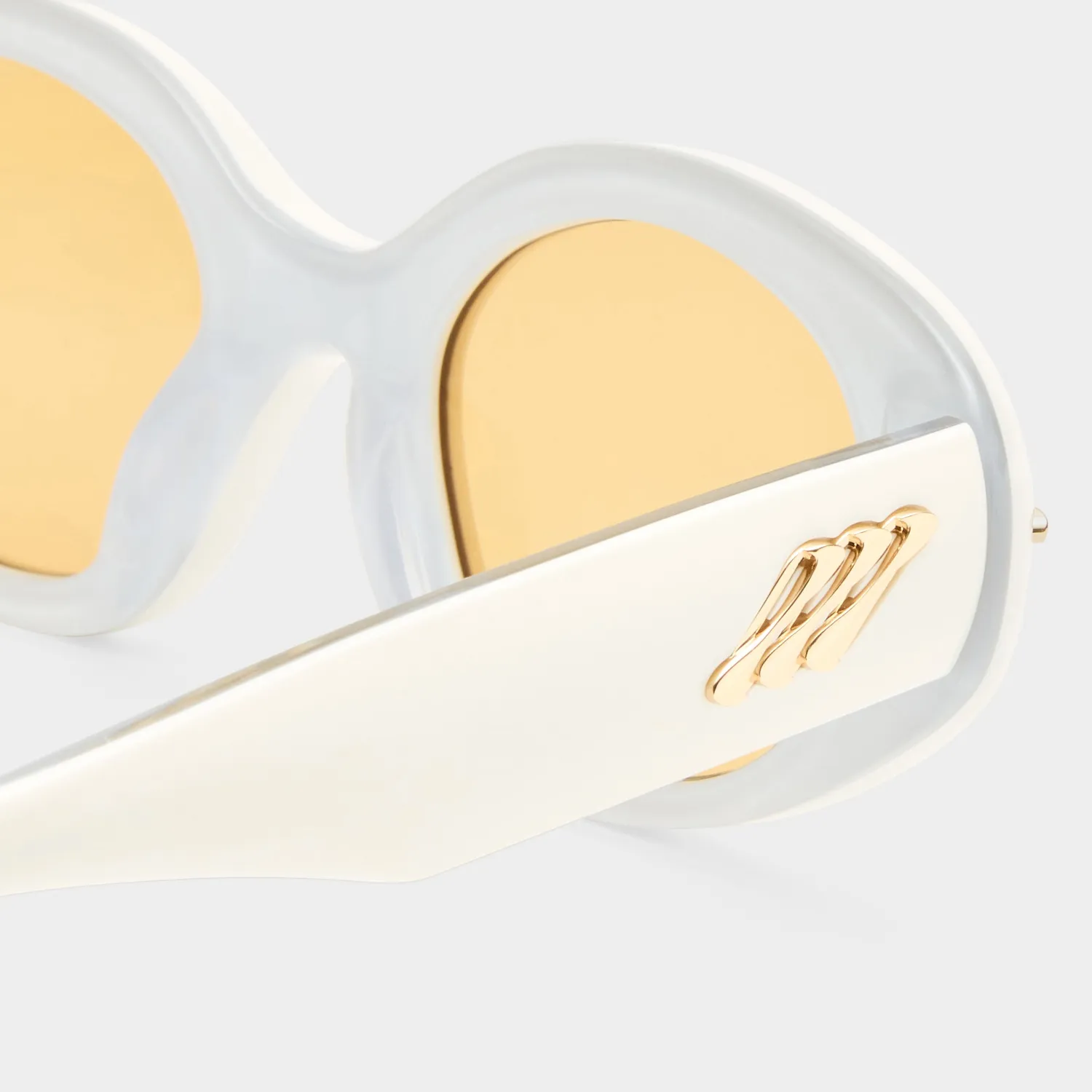 Le Specs Numero Dos occhiale da sole avorio ovale