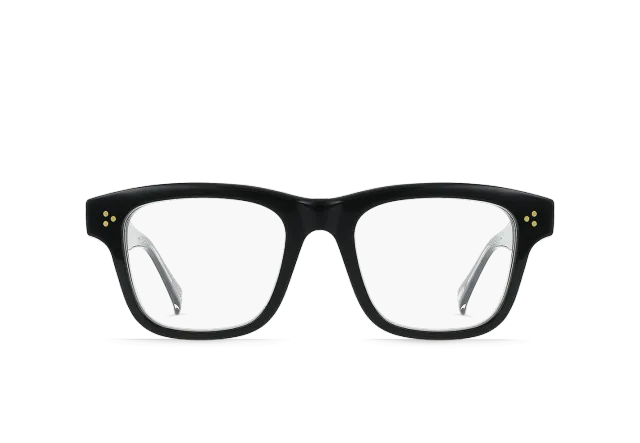 Raen Leuka montatura da vista Crystal Black 51 rettangolare