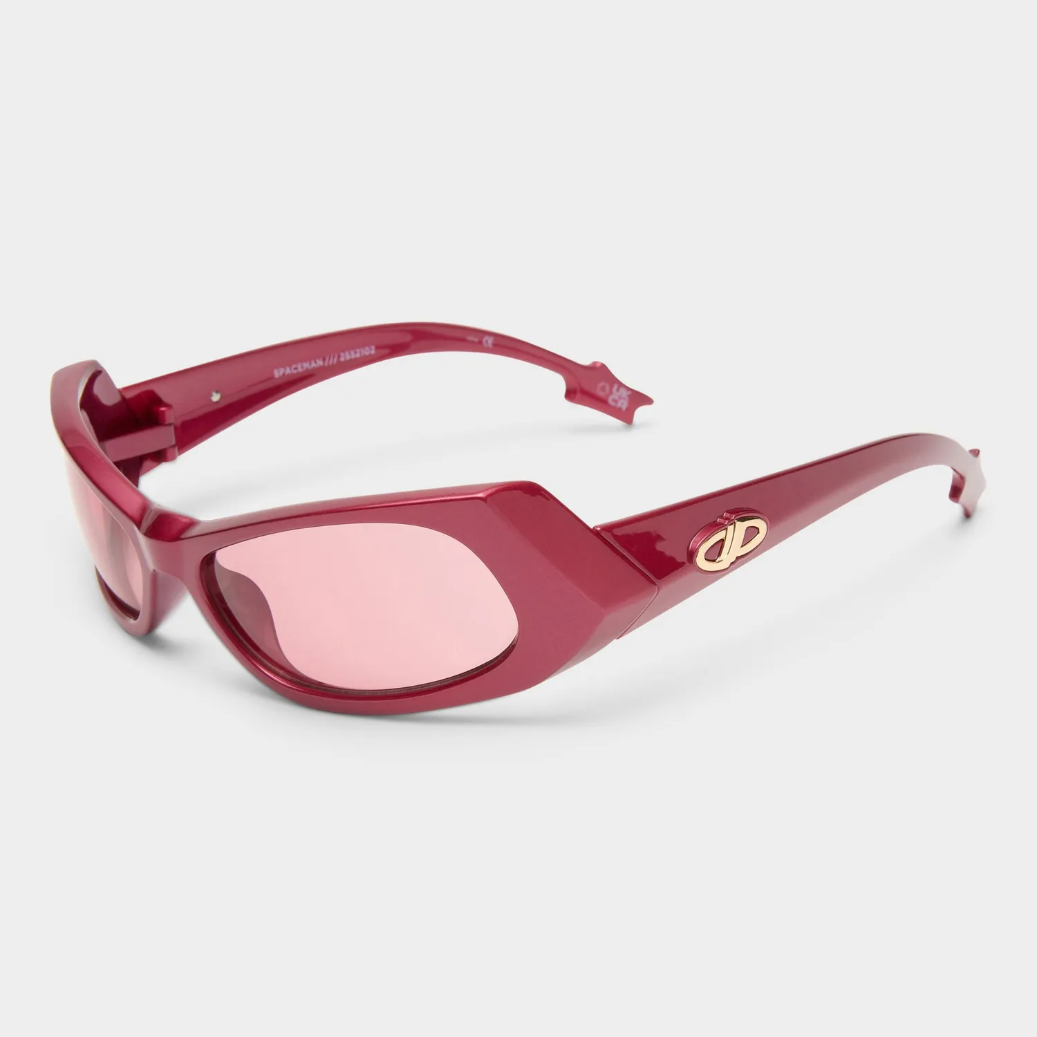 Le Specs Spaceman occhiale da sole galactic magenta avvolgente