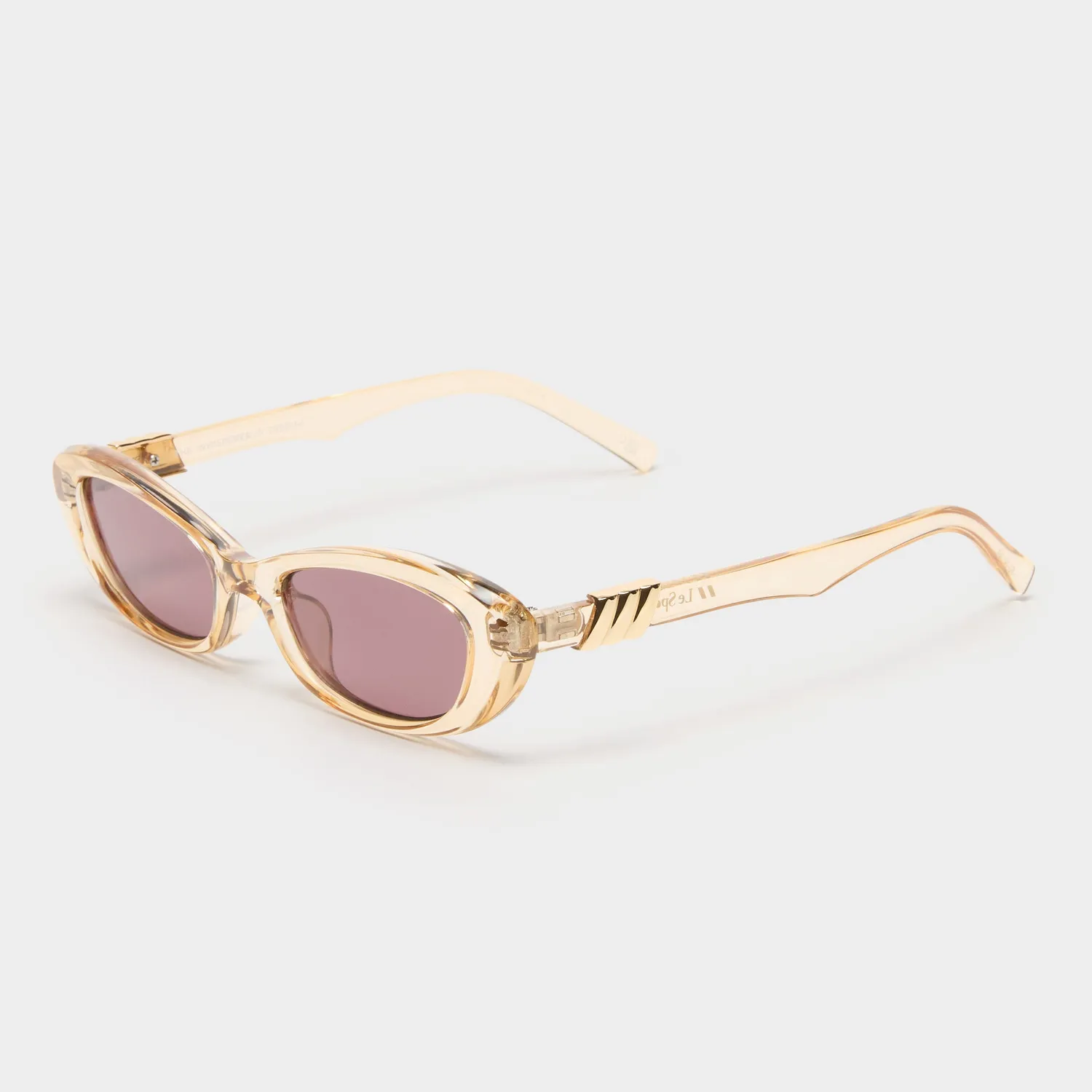 Le Specs The Whisperer occhiale da sole sabbia cat-eye